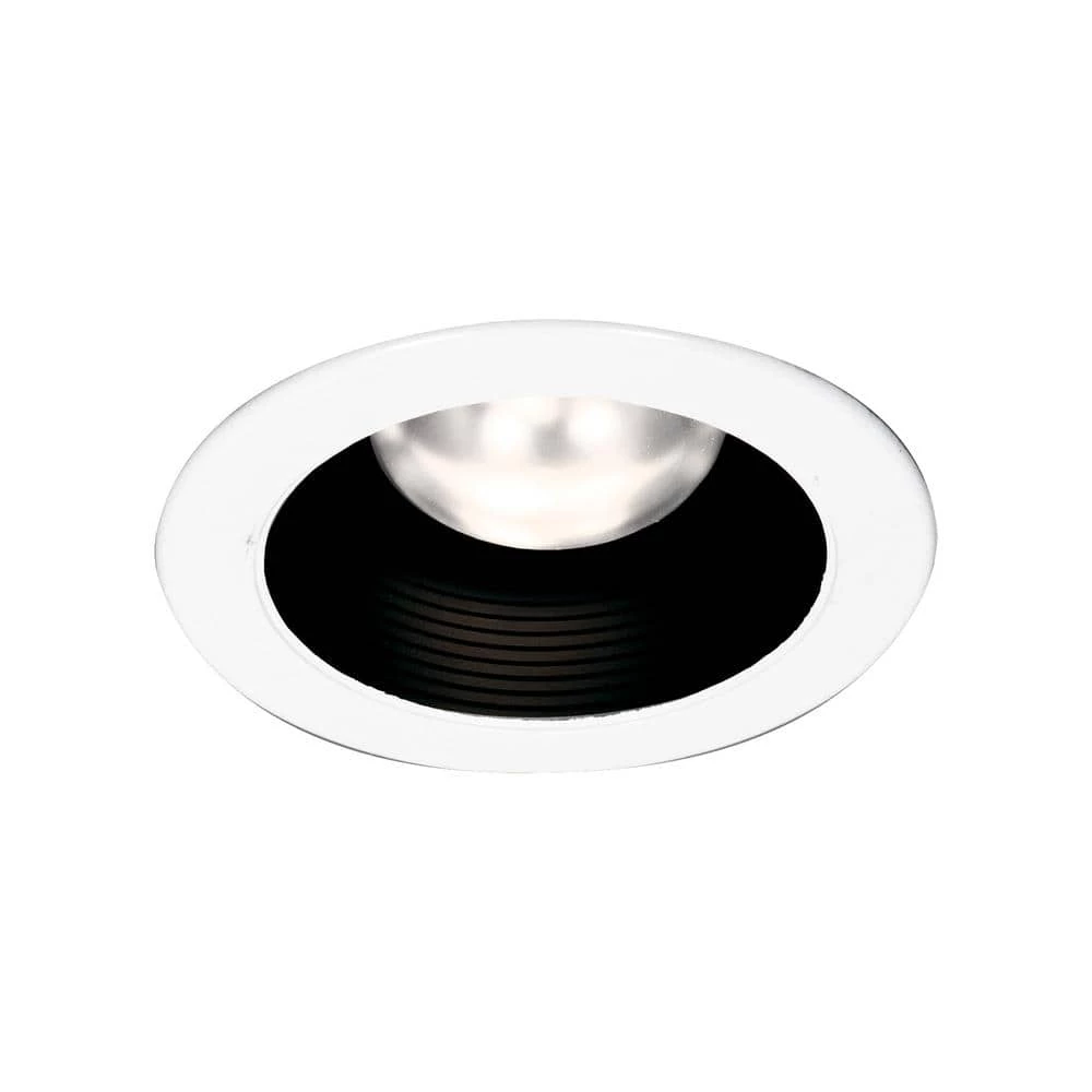 4 in. White With Black Baffle Recessed Trim by Thomas Lighting 3 4 in. White With Black Baffle Recessed Trim by Thomas Lighting