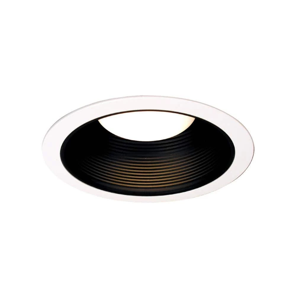 6 in. White With Black Baffle Recessed Trim by Thomas Lighting 3 6 in. White With Black Baffle Recessed Trim by Thomas Lighting