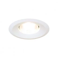 6 in. Matte White Splay Fully Enclosed Recessed Trim by Thomas Lighting