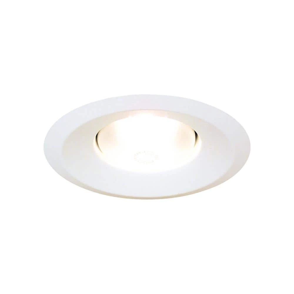 6 in. Matte White Splay Fully Enclosed Recessed Trim by Thomas Lighting 3 6 in. Matte White Splay Fully Enclosed Recessed Trim by Thomas Lighting