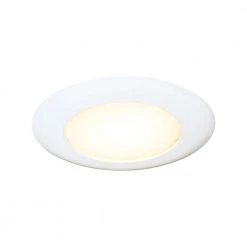 6 in. White Albalite Shower Recessed Trim by Thomas Lighting