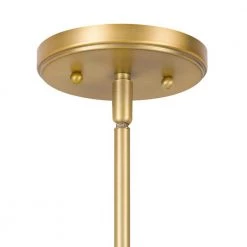 Cloe 9 in. x 9 in. x 10.5 in. 1-Light Vintage Brass Finish Harmer Glass Pendant by Worldwide Lighting -Thomas Lighting Sales vintage brass worldwide lighting pendant lights e80003 010 44 1000