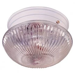 2-Light Matte White Ceiling Flush Mount by Thomas Lighting