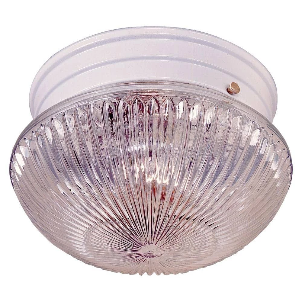 2-Light Matte White Ceiling Flush Mount by Thomas Lighting 3 2-Light Matte White Ceiling Flush Mount by Thomas Lighting
