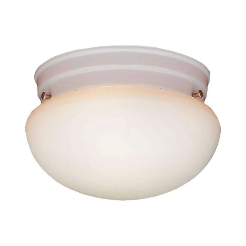 2-Light Matte White Ceiling Flush Mount by Thomas Lighting 3 2-Light Matte White Ceiling Flush Mount by Thomas Lighting