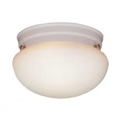 3-Light Matte White Ceiling Flush Mount by Thomas Lighting