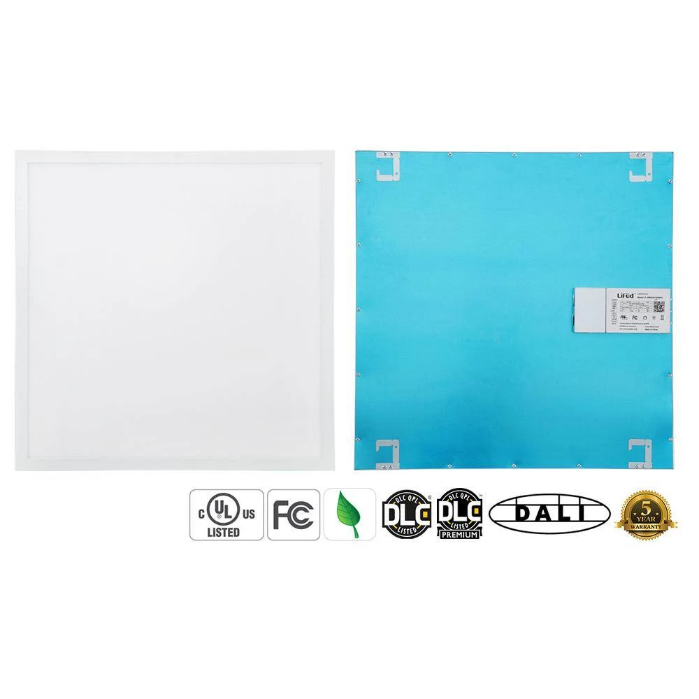 2 ft. x 2 ft. 32-Watt White Integrated LED Edge-Lit Flat Panel T-Bar Grid Recessed Troffer Light by Worldwide Lighting 4 2 ft. x 2 ft. 32-Watt White Integrated LED Edge-Lit Flat Panel T-Bar Grid Recessed Troffer Light by Worldwide Lighting - Image 3