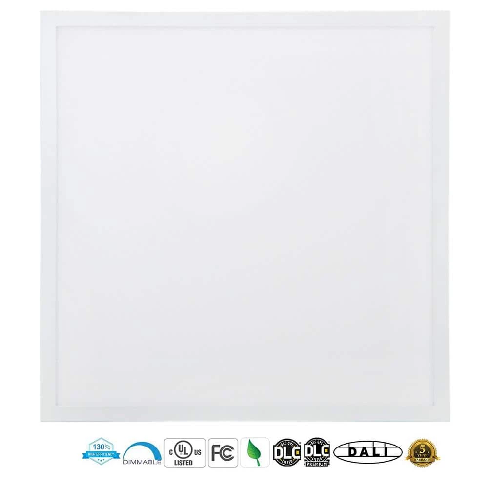 2 ft. x 2 ft. 32-Watt White Integrated LED Edge-Lit Flat Panel T-Bar Grid Recessed Troffer Light by Worldwide Lighting 3 2 ft. x 2 ft. 32-Watt White Integrated LED Edge-Lit Flat Panel T-Bar Grid Recessed Troffer Light by Worldwide Lighting - Image 2